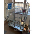 Tvätt Metal Steel Logistic Roll Cage Trolley